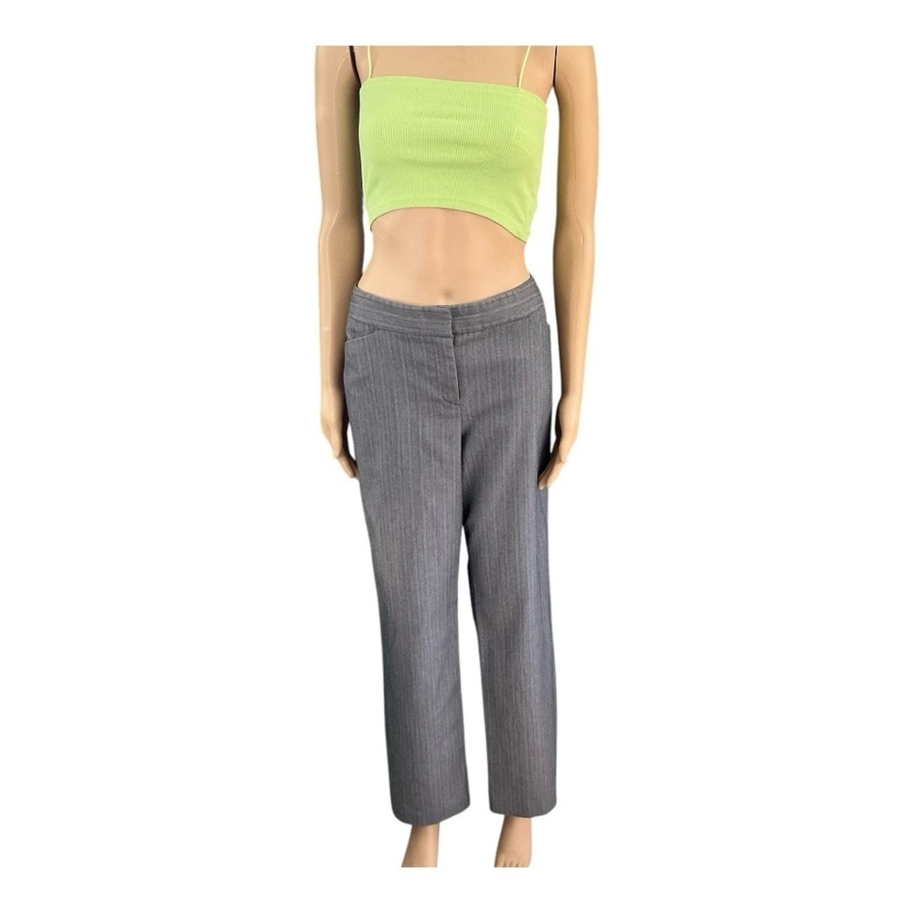 Alfani Pette  Size 12 Gray Straight Leg Pants
